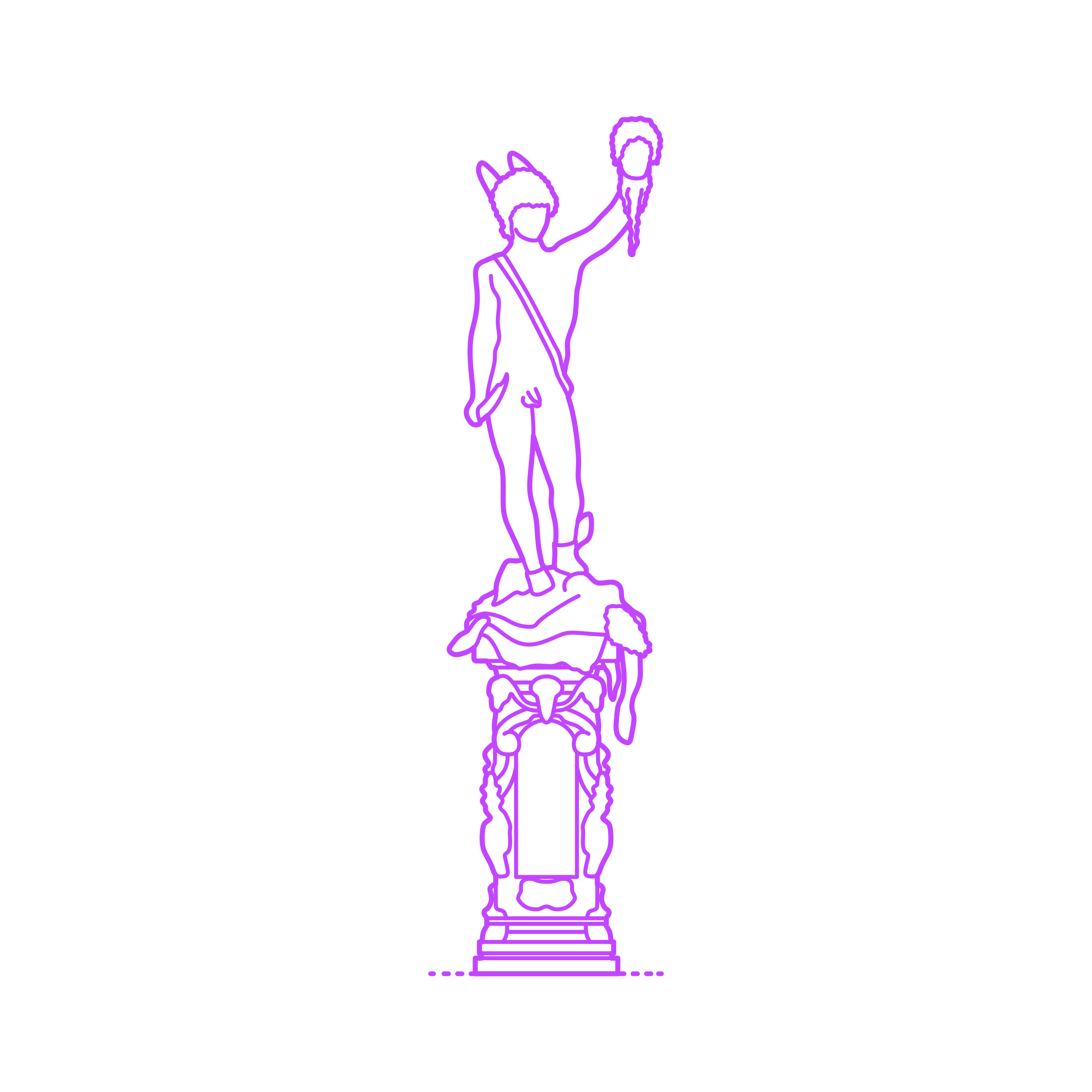 Culture Sculptures Perseus With The Head Of Medusa Stencil Svg Vector Free Vectors